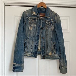 Distressed Demin Jacket